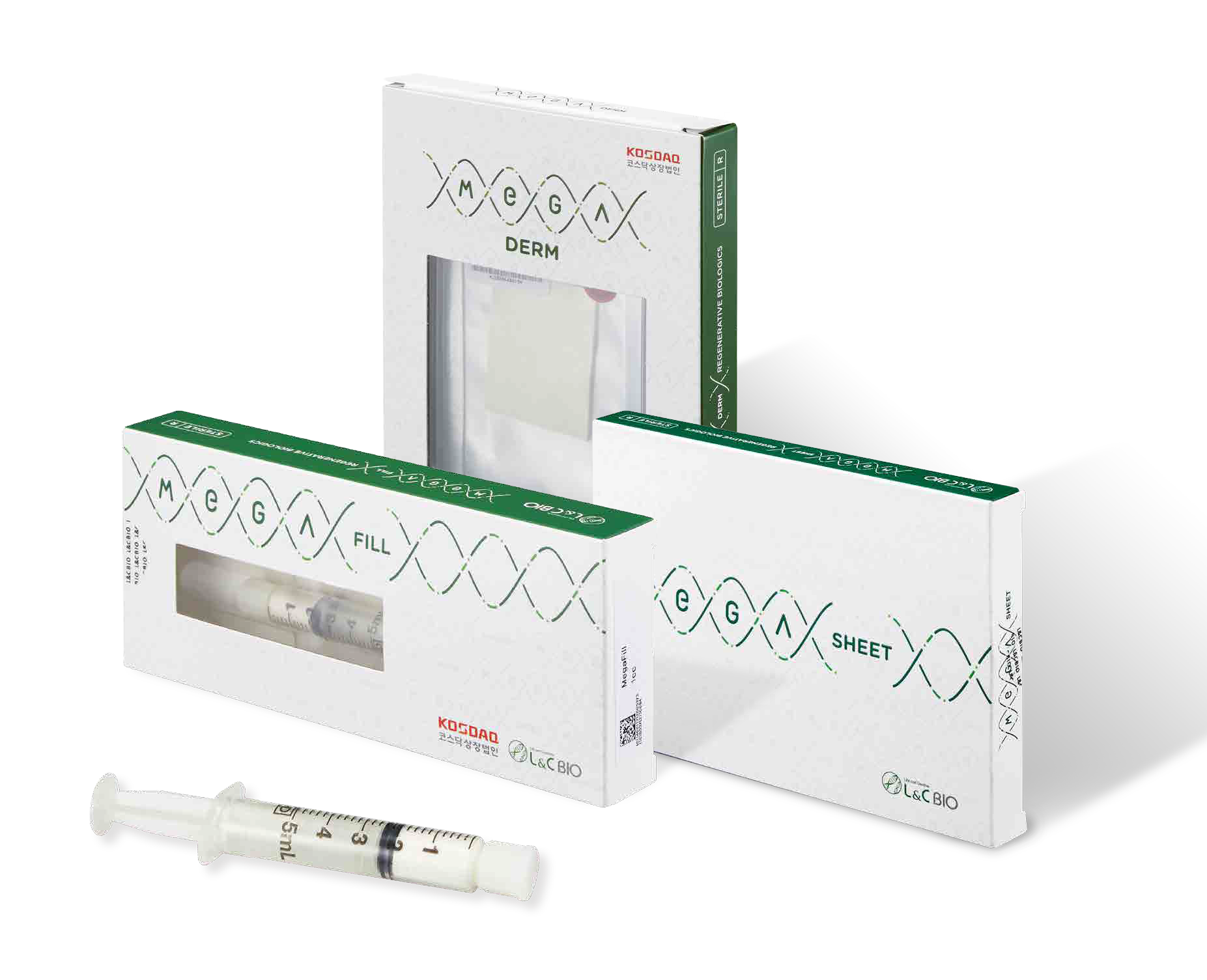 megafill 異體真皮粉 megaderm異體真皮 包含各種尺寸