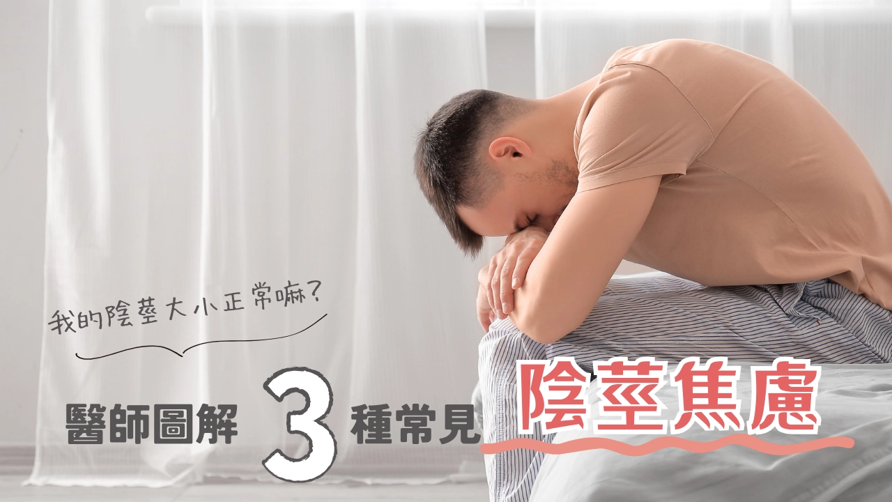 【陰莖大小正常嗎？】醫師圖解3種常見陰莖焦慮＋正確評估標準，別再用錯誤眼光看自己！