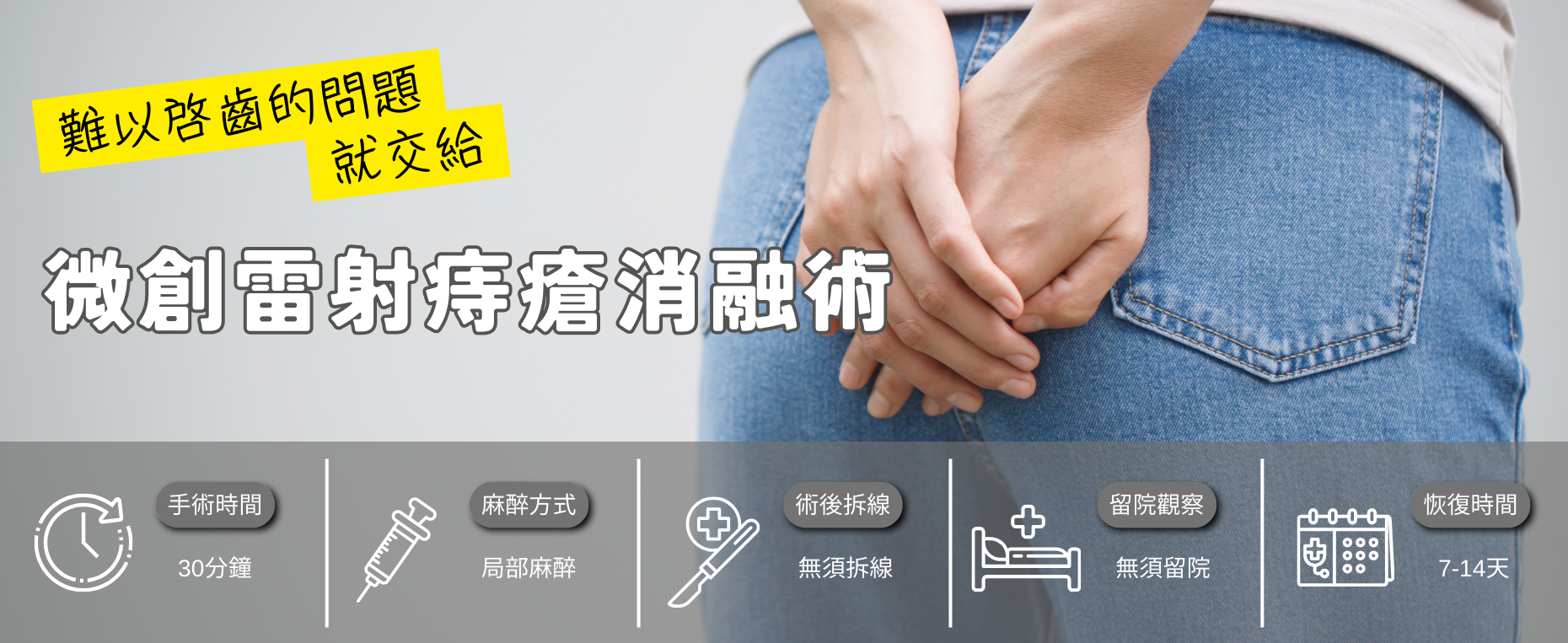微創雷射痔瘡消融術|低疼痛、恢復期短