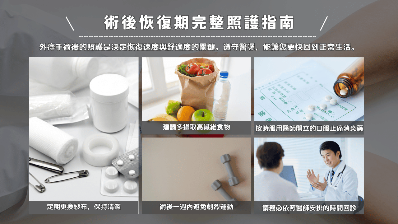外痔手術術後恢復期完整照護指南