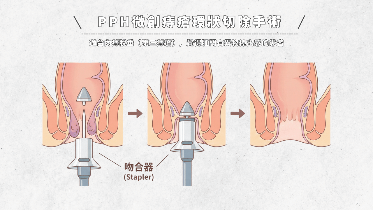 PPH 微創痔瘡環狀切除手術