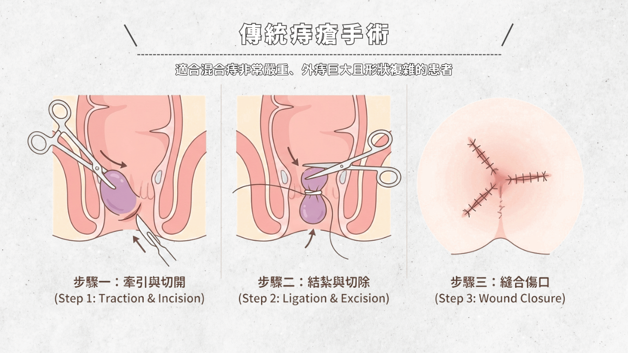 傳統痔瘡手術