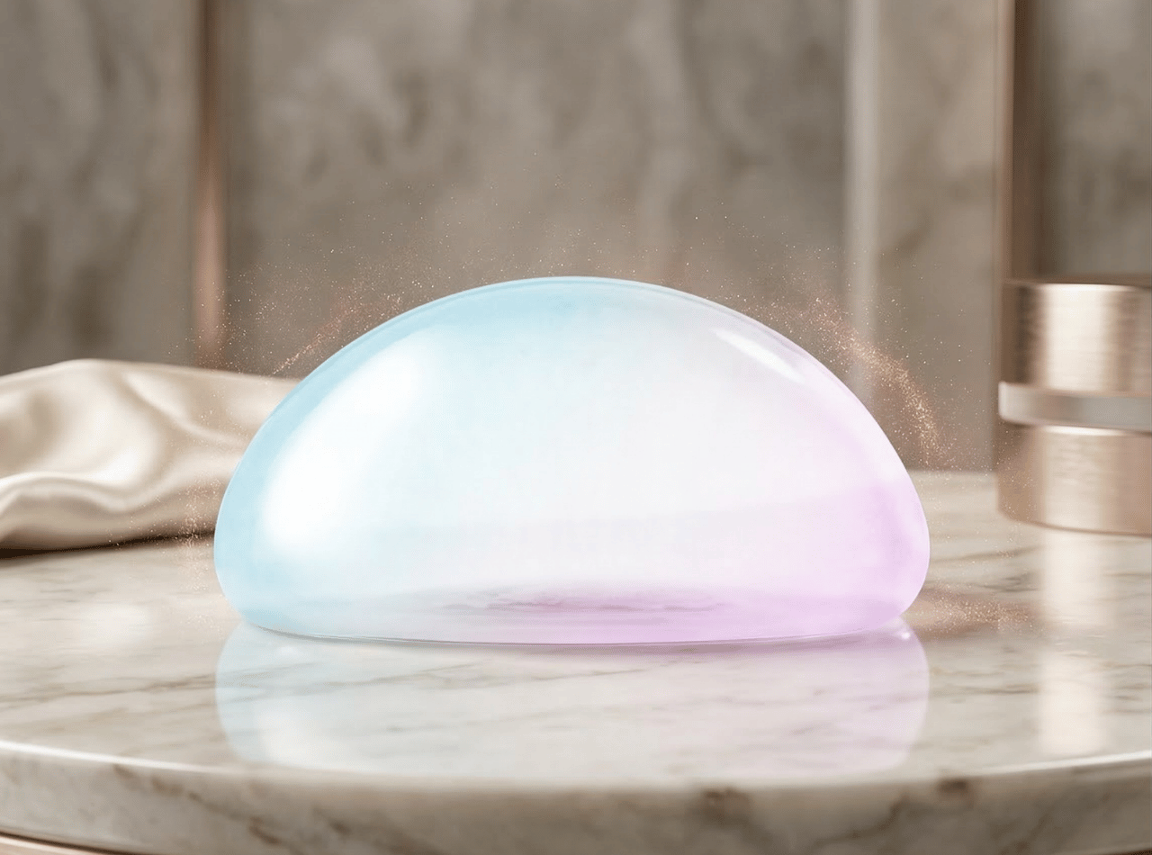 有別於100%填充引發不自然的過度飽滿，女王波在接近完全填充下保留植體的軟嫩彈性