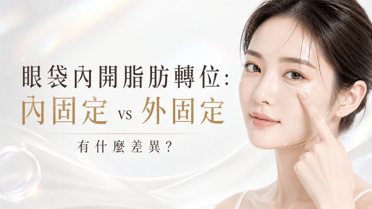 眼袋內開脂肪轉位：內固定 vs 外固定有什麼差異？