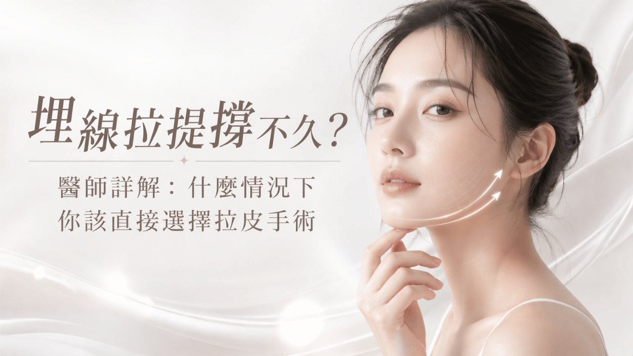埋線 vs 拉皮手術比較｜醫師諮詢臉部拉提療程
